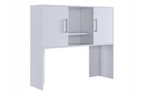 ЛАЙТ 2 Надстройка стола компьютерного (1200) белый в Агрызе - agryz.mebel24.online | фото