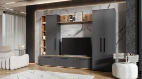 ЛЕВАНТЕ Гостиная (дуб вотан/графит) в Агрызе - agryz.mebel24.online | фото