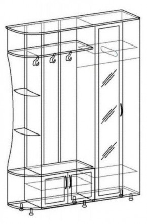 ЛИКА №1 Прихожая ЛДСП в Агрызе - agryz.mebel24.online | фото 5