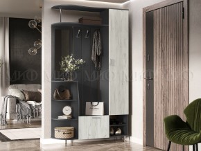 ЛИКА №2 Прихожая ЛДСП (графит/дуб крафт белый) в Агрызе - agryz.mebel24.online | фото