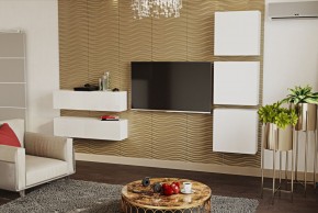 ЛИНДА Гостиная (Белый/Белый) в Агрызе - agryz.mebel24.online | фото 4