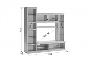 МАКСИ К1 Стенка для гостиной дуб сонома/белое дерево в Агрызе - agryz.mebel24.online | фото 1