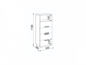 Мармарис (гостиная) М10 Комод малый в Агрызе - agryz.mebel24.online | фото 2