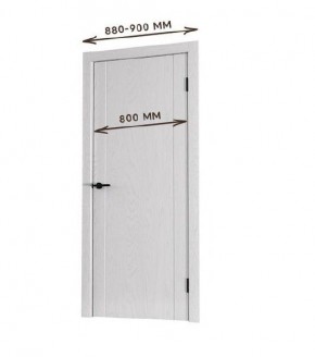 Межкомнатная дверь Bolivar Вяз дымчатый (комплект) 800 в Агрызе - agryz.mebel24.online | фото