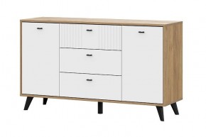МИЛАН Детская (Дуб Золотой/Белый матовый) в Агрызе - agryz.mebel24.online | фото 16