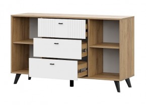 МИЛАН Детская (Дуб Золотой/Белый матовый) в Агрызе - agryz.mebel24.online | фото 17