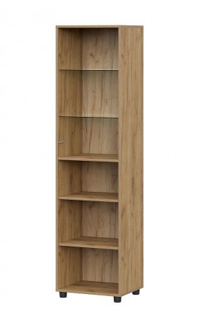 МИЛАН Гостиная (Дуб Золотой/Белый Матовый) модульная в Агрызе - agryz.mebel24.online | фото 23