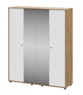 МИЛАН Шкаф четырехстворчатый (Белый Матовый) в Агрызе - agryz.mebel24.online | фото