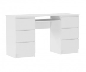 МОРИ МС-2 Стол 6 ящиков (белый) в Агрызе - agryz.mebel24.online | фото 2