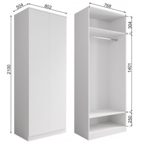 МОРИ МШ 800.1 Шкаф (графит) в Агрызе - agryz.mebel24.online | фото 2