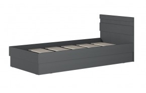 МС "Хилтон" Кровать 0,9 (графит) в Агрызе - agryz.mebel24.online | фото 2