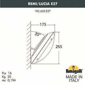 Накладной светильник Fumagalli Lucia 1R3.602.000.LYE27 в Агрызе - agryz.mebel24.online | фото 2