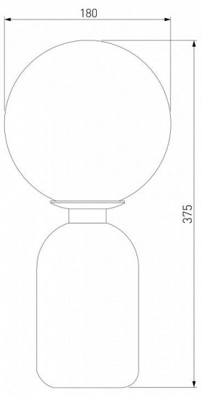 Настольная лампа декоративная Eurosvet Bubble 01197/1 белый в Агрызе - agryz.mebel24.online | фото 2