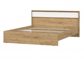 НЕКСТ 1 Кровать двойная (1.6х2.0) Дуб Золотой/Белый в Агрызе - agryz.mebel24.online | фото 1