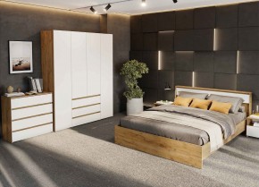 НЕКСТ 1 Спальня (Дуб Золотой/Белый) в Агрызе - agryz.mebel24.online | фото