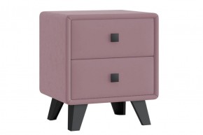 НИКОЛЬ Тумба узкая 2 ящика (розовый) в Агрызе - agryz.mebel24.online | фото