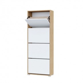 Обувница XXL Домино (Крафт золотой/Белый) в Агрызе - agryz.mebel24.online | фото