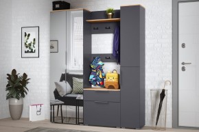 ОКТАВА Прихожая (модульная) графит в Агрызе - agryz.mebel24.online | фото 1