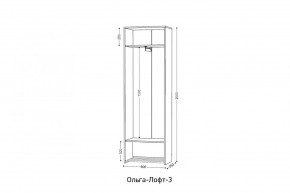 ОЛЬГА-ЛОФТ 3 Шкаф 2-х створчатый в Агрызе - agryz.mebel24.online | фото 2