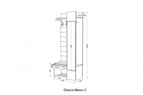 ОЛЬГА-МИЛК 2 Прихожая в Агрызе - agryz.mebel24.online | фото 2