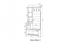 ОЛЬГА-МИЛК Прихожая (модульная) в Агрызе - agryz.mebel24.online | фото 2