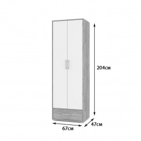 ОЛИВИЯ Детская (модульная) дуб серый/белый в Агрызе - agryz.mebel24.online | фото 17