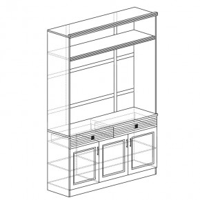 ОРЛЕАН Гостиная (модульная) серый в Агрызе - agryz.mebel24.online | фото 5