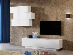 ПАОЛА Гостиная (Белый/Белый) в Агрызе - agryz.mebel24.online | фото 4