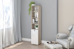 Пенал №11 (Дуб Сонома/Белый глянец) в Агрызе - agryz.mebel24.online | фото
