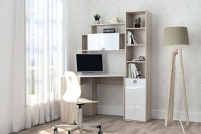 Пенал №11 (Дуб Сонома/Белый глянец) в Агрызе - agryz.mebel24.online | фото 4