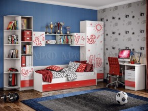 ВЕГА АЛФАВИТ Пенал (Белый/Красный) в Агрызе - agryz.mebel24.online | фото 2