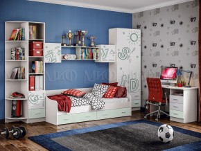ВЕГА АЛФАВИТ Пенал (Белый/Мята) в Агрызе - agryz.mebel24.online | фото 2