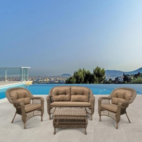 Плетеный комплект для отдыха LV-520BB Beige/Beige в Агрызе - agryz.mebel24.online | фото 2