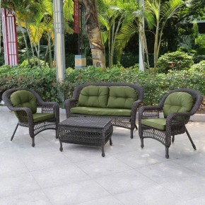Плетеный комплект для отдыха LV-520BG Brown/Green в Агрызе - agryz.mebel24.online | фото 2