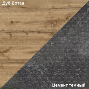 Подростковая Хогвартс (Дуб Вотан/Цемент темный) в Агрызе - agryz.mebel24.online | фото 2