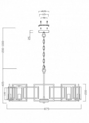 Подвесная люстра Maytoni Bowi H009PL-08G в Агрызе - agryz.mebel24.online | фото 4