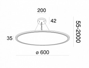 Подвесной светильник Maytoni Cosmos MOD057PL-L54W4K в Агрызе - agryz.mebel24.online | фото 4
