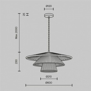 Подвесной светильник Maytoni Costa MOD394PL-01BS1 в Агрызе - agryz.mebel24.online | фото 5