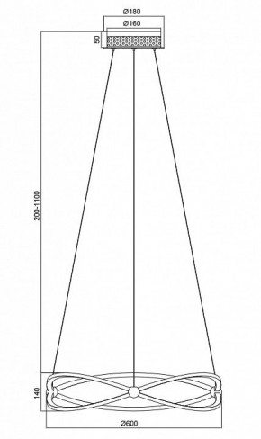 Подвесной светильник Maytoni Weave MOD062PL-L45CH3K в Агрызе - agryz.mebel24.online | фото 5