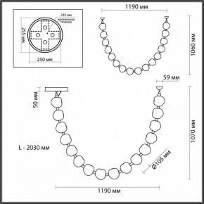 Подвесной светильник Odeon Light Jemstone 5085/64L в Агрызе - agryz.mebel24.online | фото 7
