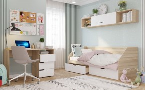 Полка 2032 АНТАЛИЯ (Сонома/Белый софт) в Агрызе - agryz.mebel24.online | фото 2