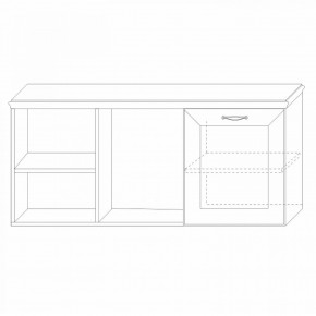 Полка навесная 4 Сиена в Агрызе - agryz.mebel24.online | фото 3