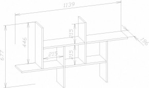 Полка навесная ПК-6 в Агрызе - agryz.mebel24.online | фото 4