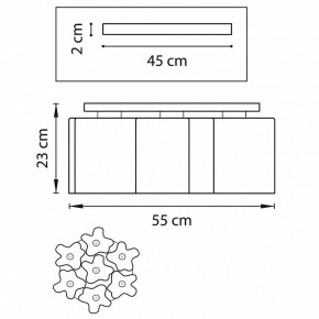 Потолочная люстра Lightstar Nubi 802073 в Агрызе - agryz.mebel24.online | фото 2