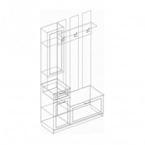 Прихожая "ПФ-09" Филадельфия в Агрызе - agryz.mebel24.online | фото 2