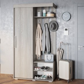Прихожая Зара ПР-01 (ясень белый) в Агрызе - agryz.mebel24.online | фото 3