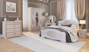 Прованс-2 Тумба прикроватная Левая (Бежевый/Текстура белая платиной золото) в Агрызе - agryz.mebel24.online | фото 2