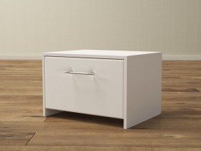 PROxSON Тумба Varna (ЛДСП Белая+экокожа Белый/Белый) 51x40 в Агрызе - agryz.mebel24.online | фото