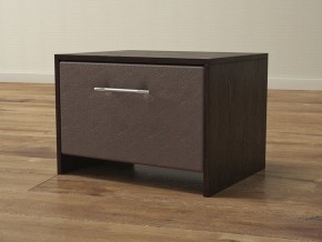 PROxSON Тумба Varna (ЛДСП Венге+экокожа Дуб венге с коричневым) 51x40 в Агрызе - agryz.mebel24.online | фото