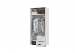 Шкаф 2-х створчатый с ящиками VICTOR (Белый) в Агрызе - agryz.mebel24.online | фото 2